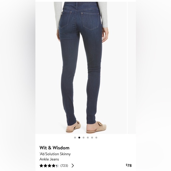 WIT & WISDOM absolution jeans - Picture 2 of 9